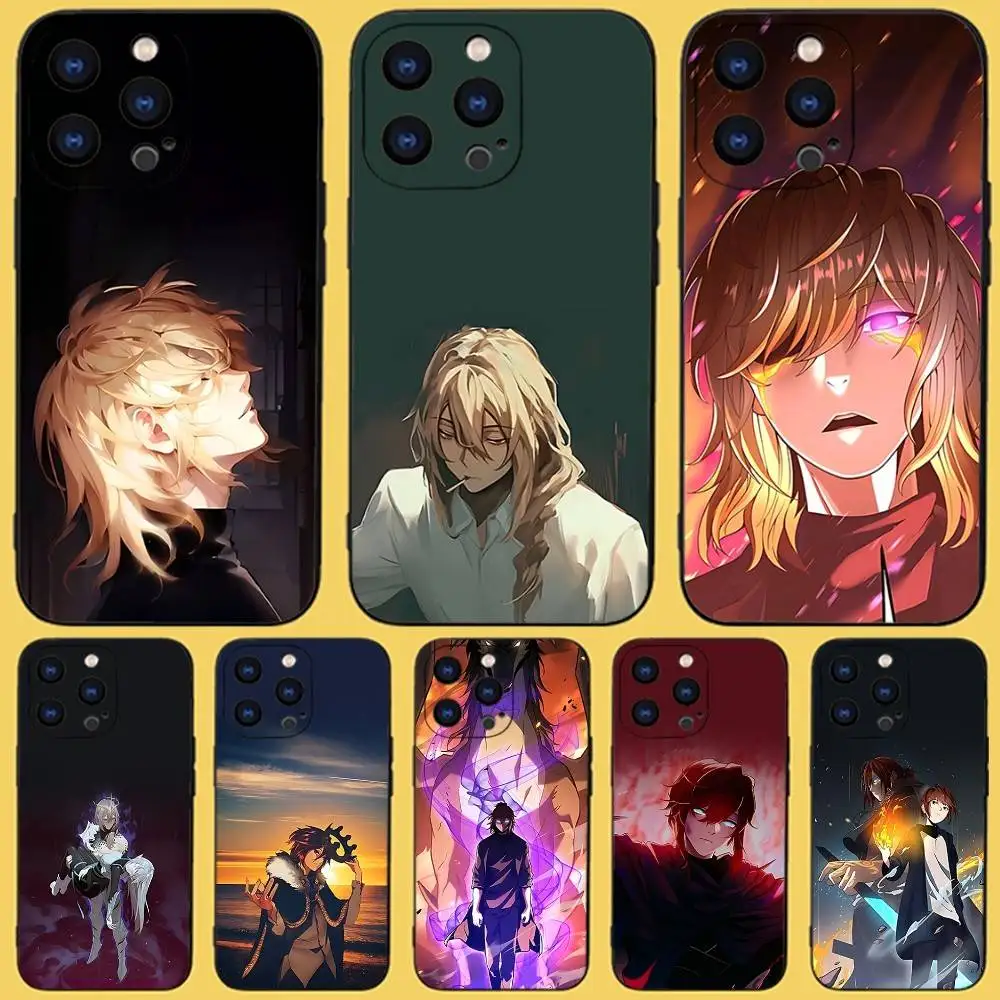 حافظة هاتف The Beginning After End لهاتف iPhone 17,16,15,14,13,12,11,Pro,Max,Plus,X,XS,SE4,E,Mini,Soft Black Case