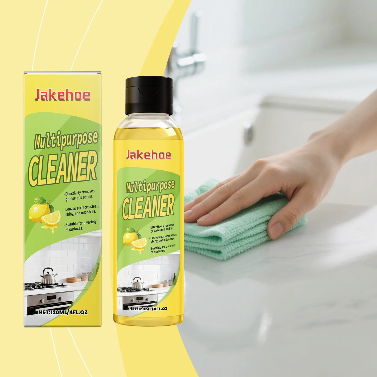 

Natural Multi-Surface Cleaner & Care - Eco-Friendly Formula,Safe for Families,Effectively Cleans & Maintains Household Surfaces