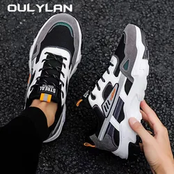 NEW Outdoor Men's Breathable Mesh Running Sneakers Running Shoes Anti-skid Sports Running Shoes Men Fashion Sports Shoes 2024