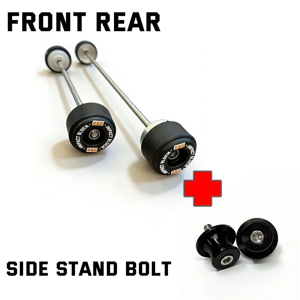 For BMW S1000R S1000RR S1000XR 2013-2025 2022 2023 2024 Front Rear Axle Fork Collision Protection Slider Wheel Landing Device