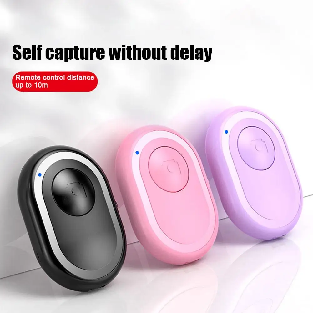 Mini Wireless Bluetooth-compatible Remote Shutter Controller Shutter Self-timer Stick Release Camera Phone Button Controlle E9I8