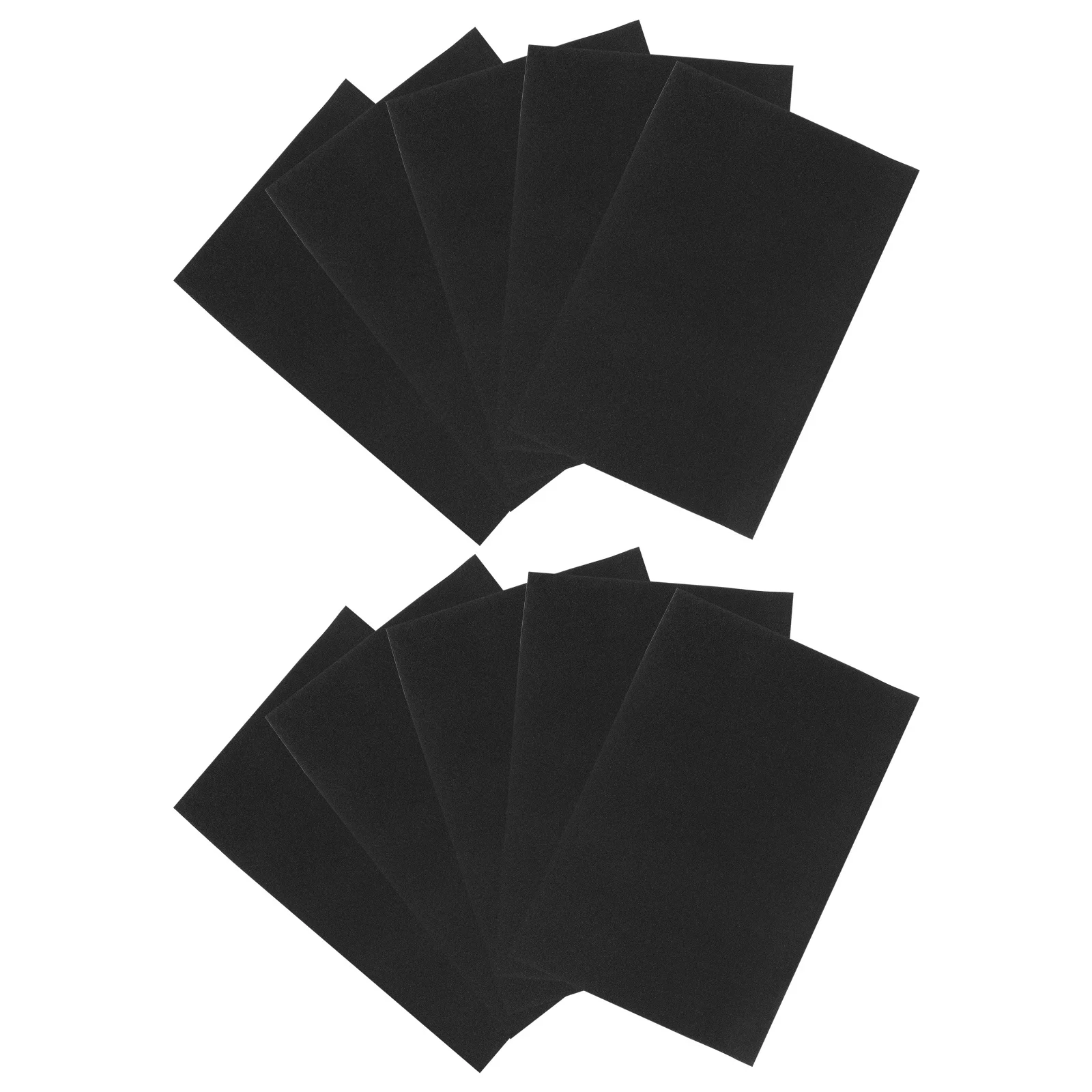 

10Pcs Black Sand Paper Cardstock for Graffiti Oil Painting Scrapbooking DIY Craft Wrapping Birthday Party Black Pastel Paper