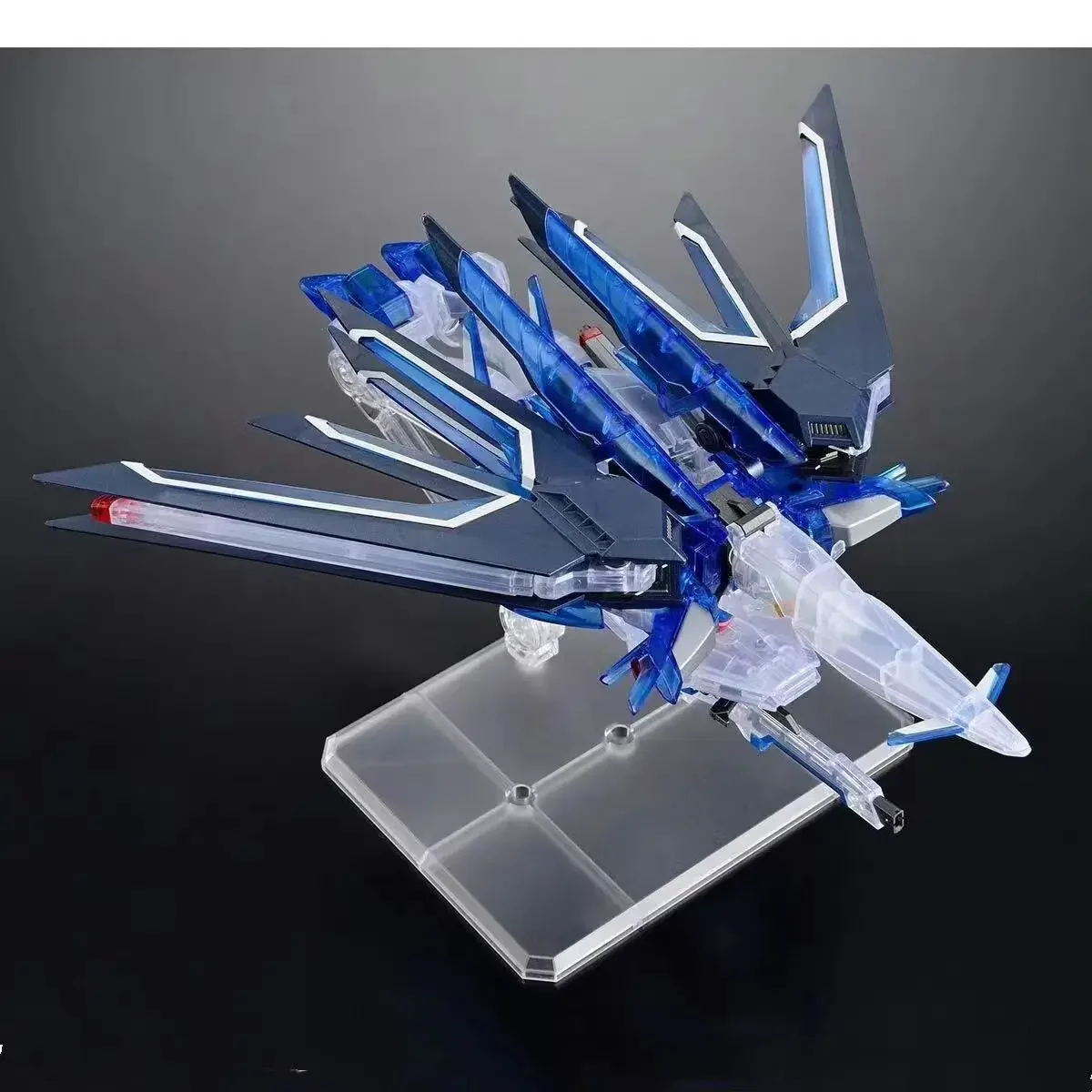 Assembled Model Kit Mecha Model Hand-made Ornaments Collection Gift HG 1/144 RISING FREEDOM CLEAR GOLOR STTS-909 Assembled Toys