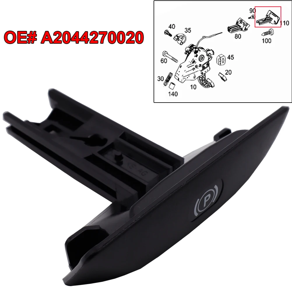 OE# A2044270020 Car Parking Release Pull Handle For Mercedes Benz C-Class W204 E-Class W212 W207 CLS-Class W218 GLK-Class X204