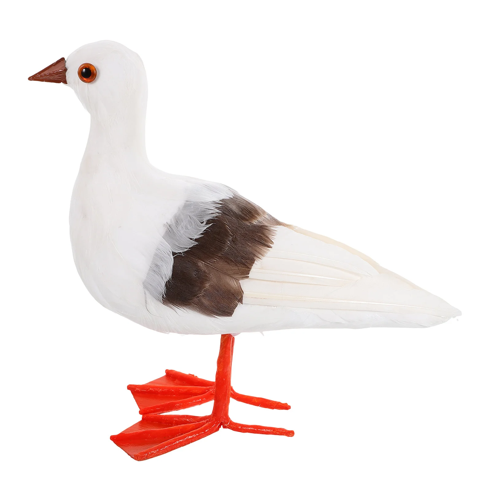 

Seagull Small Simulation Sea Bird Statue For Home Desktop Garden Decoration Nautical Coastal Ornament Animal Figurines