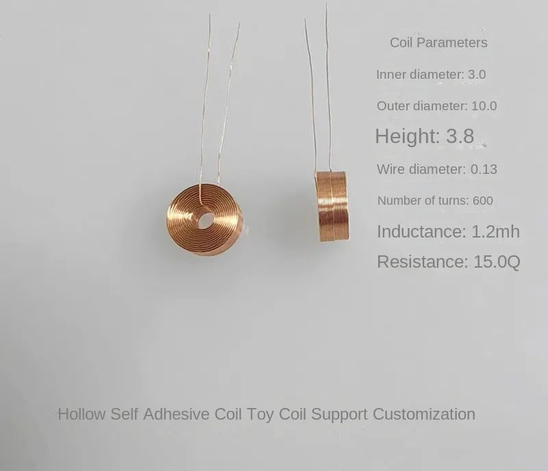 

Hollow self-adhesive coil toy coil electronic candle lamp coil can be customized