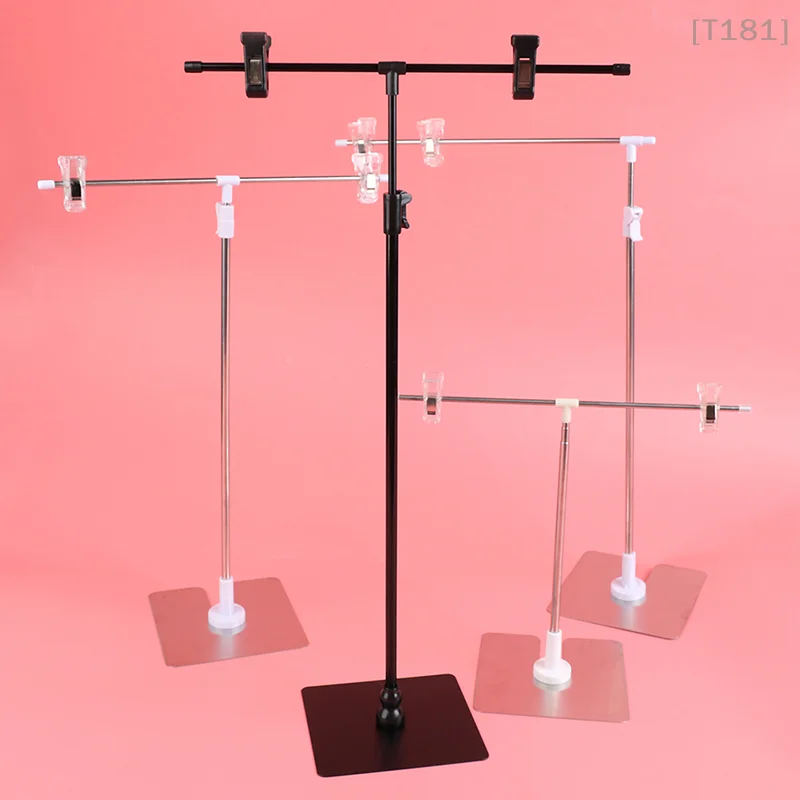 [E] 1X Backdrop Stand Photo Background Props Cosmetic Poster Stand For Studio Background Paper T-frame Photography Accessories