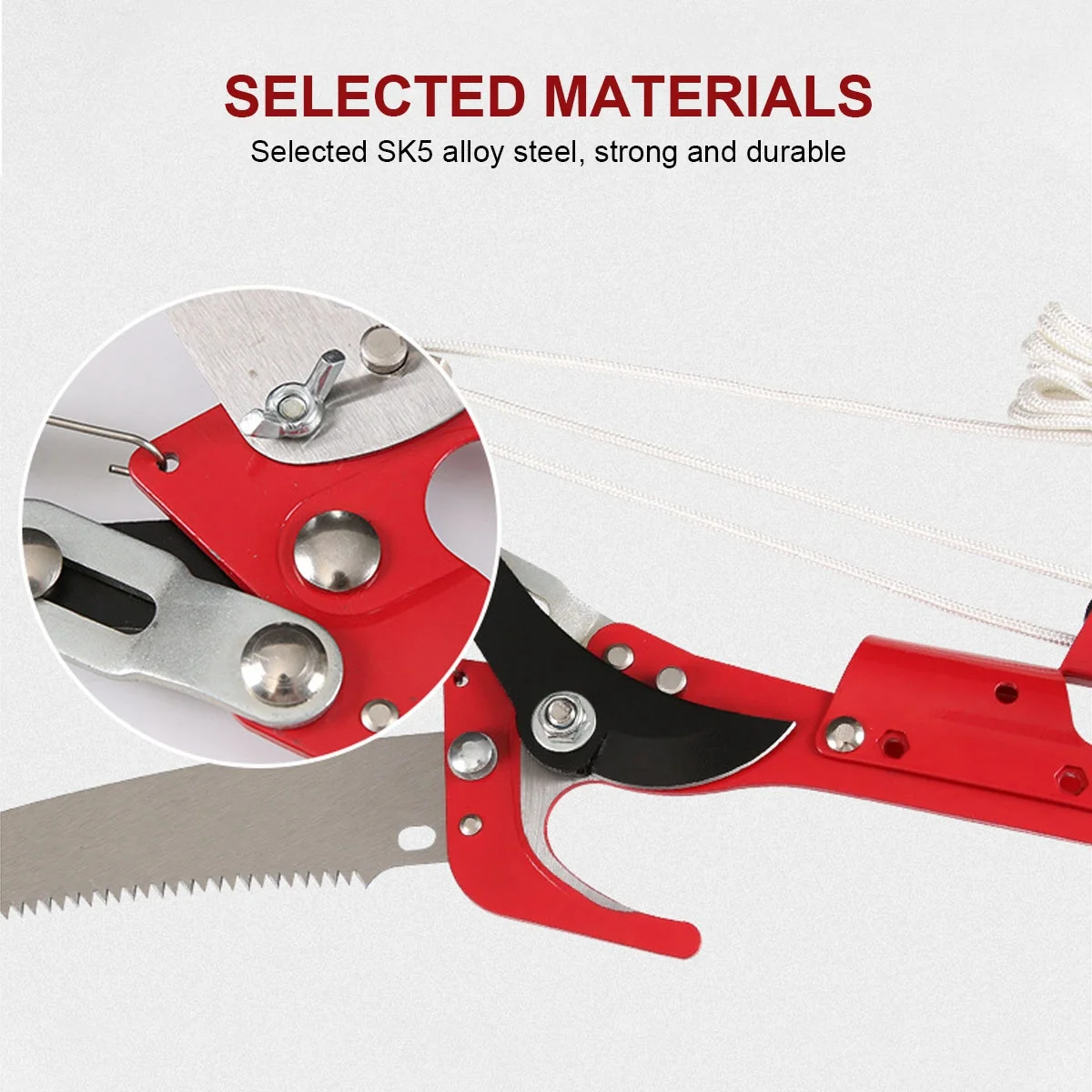 

1Pcs Pruning Shears Steel Sharp Blades Nylon Handle Gardening Scissors Tree Branch Cutter Fruit Portable