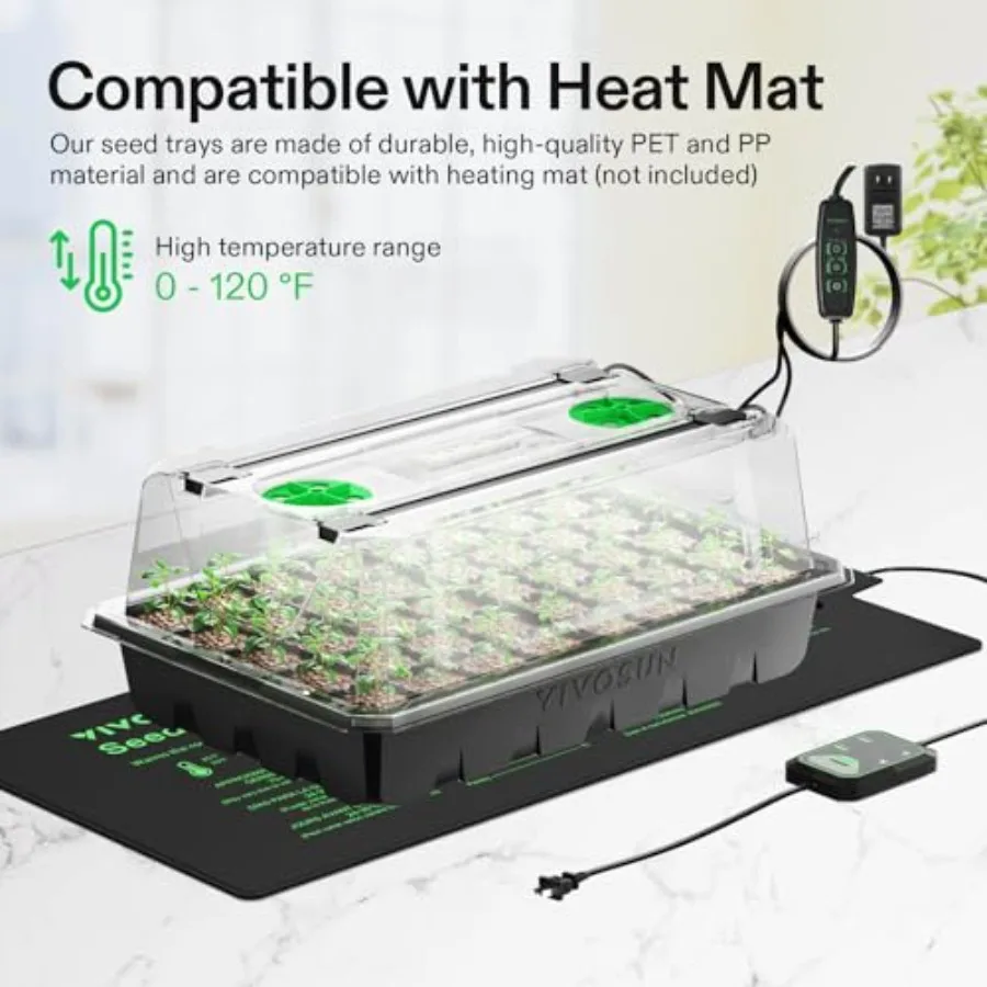 6-Pack Seed Starter Trays for - огляд і ціна Seed Starter Tray