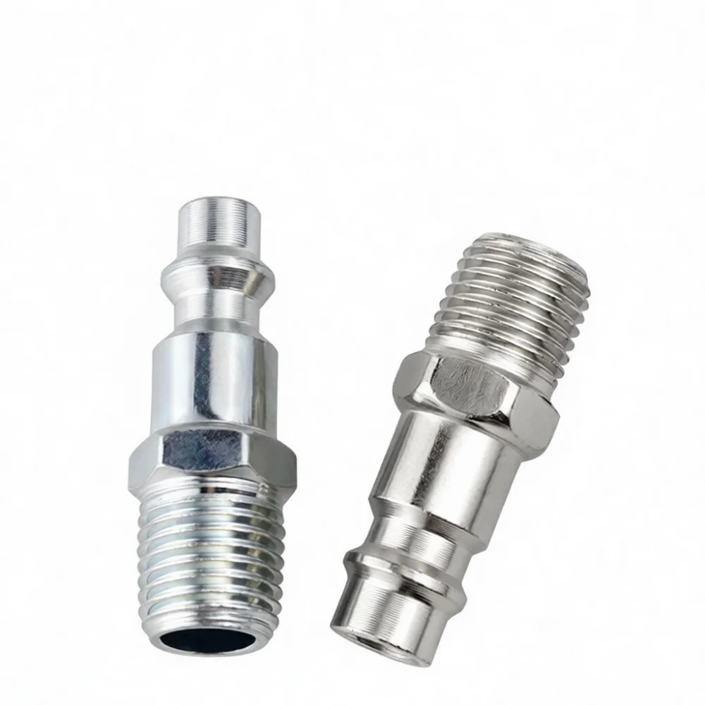 Pneumatic Quick Release Fitting 1 4 PT Male Thread Air Hose Connector External Plug Industrial Automation Tool Accessory