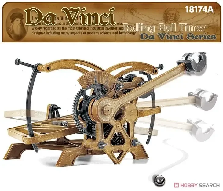 Academy 18174 Da Vinci Invention series glue-free and color-free movable Rolling Ball Timer (Plastic model)