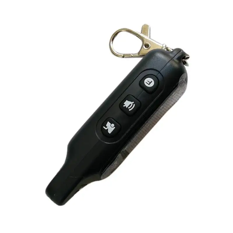 Wholesale 433.92MHZ Tw9010 LCD Remote Control Keychain for Two way car alarm system Russian Tomahawk TW-9010 TW 9010 Key Chain