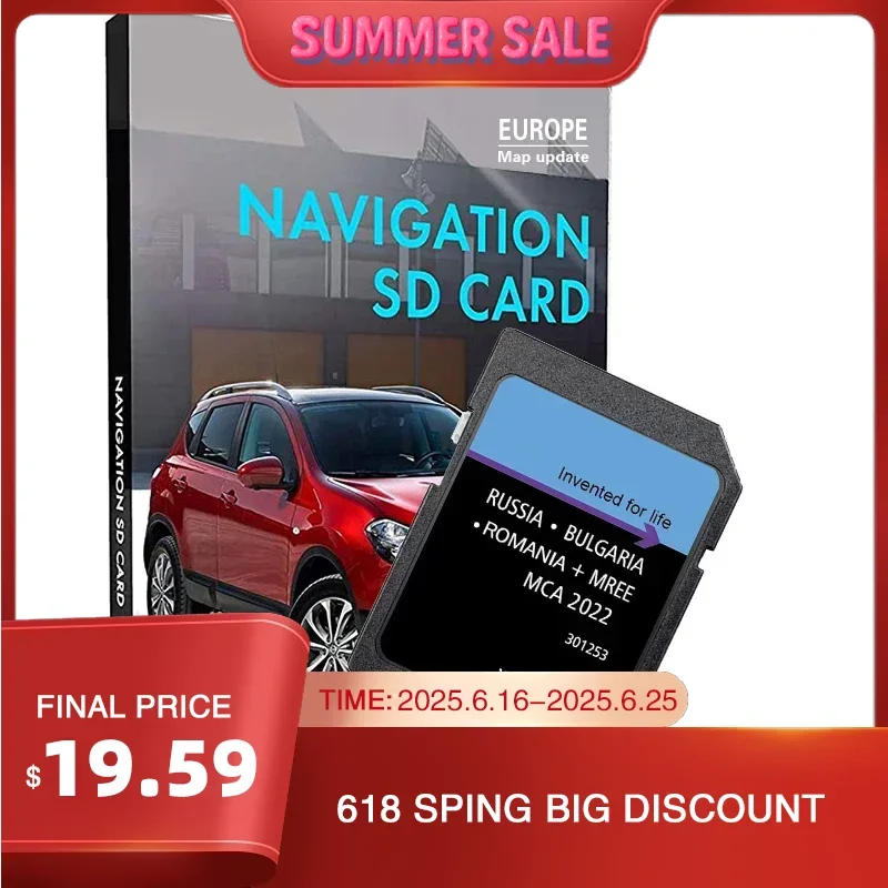 

MCA 2022 Sat Nav GPS Navigation SD Card for Ford Mondeo Kuga Car Cover East Europe RU BG RO Maps Sat Nav Accessories