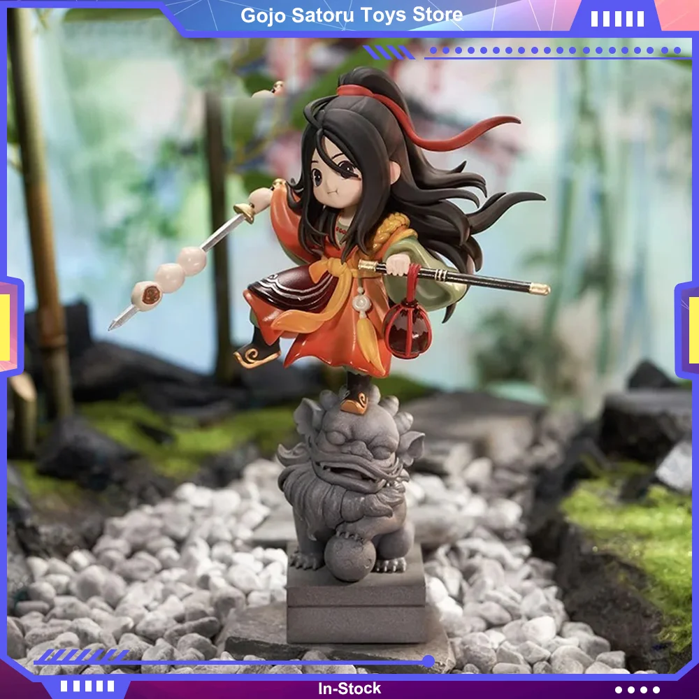 

Official Original The Outcast Feng Baobao Wang Ye Anime Q Version Figure Mini Kawaii Doll Model Toys Desk Decor Gifts