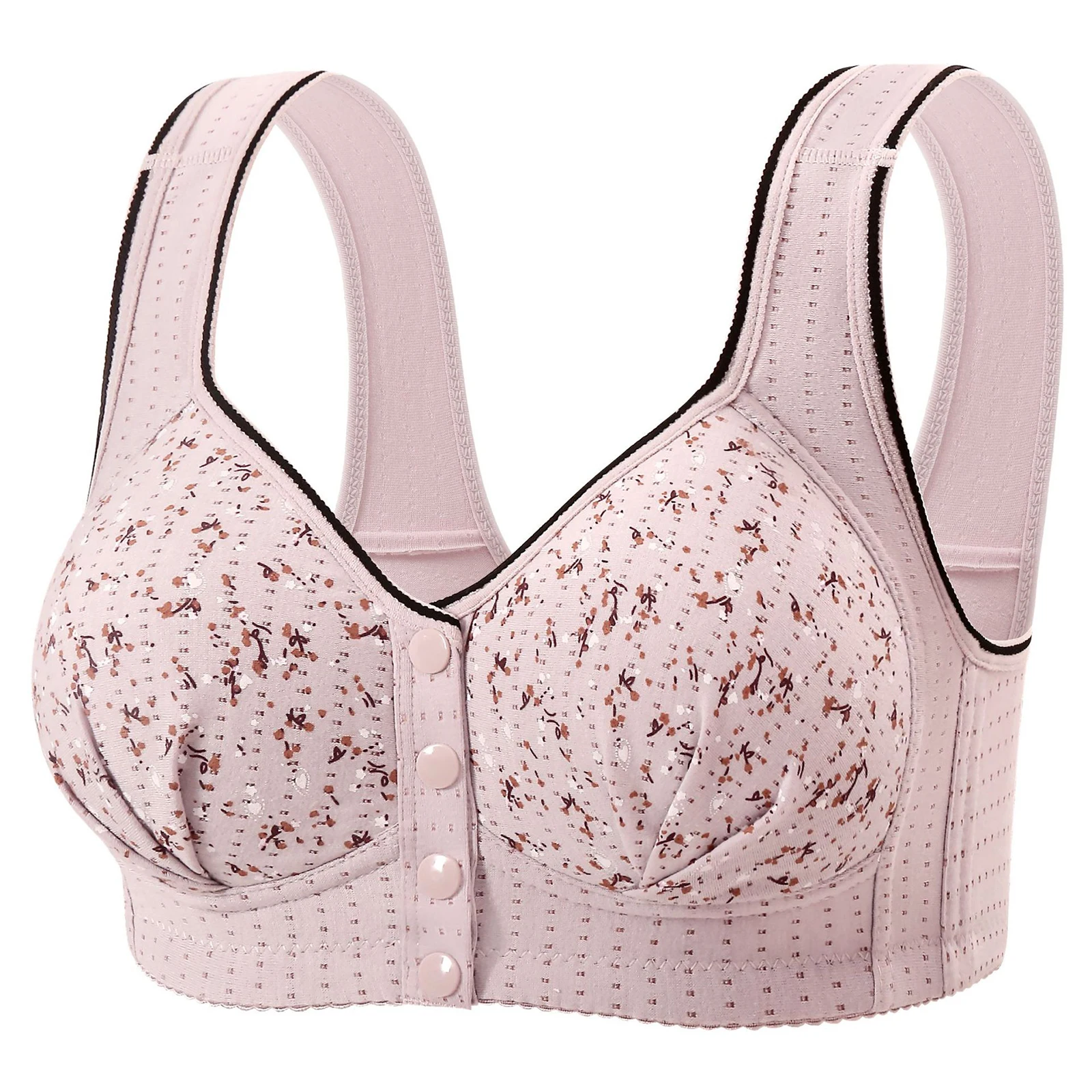 Women Bra Pink Flor…