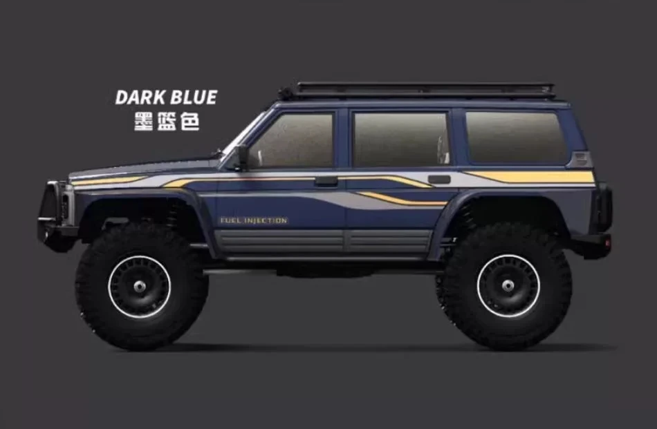 Yikong Yk4107 Pro 1/10 Schaal Touareg Rc Auto Borstelloze 4wd Afstandsbediening Apv Met Differentieelslot Simulatie Speelgoed