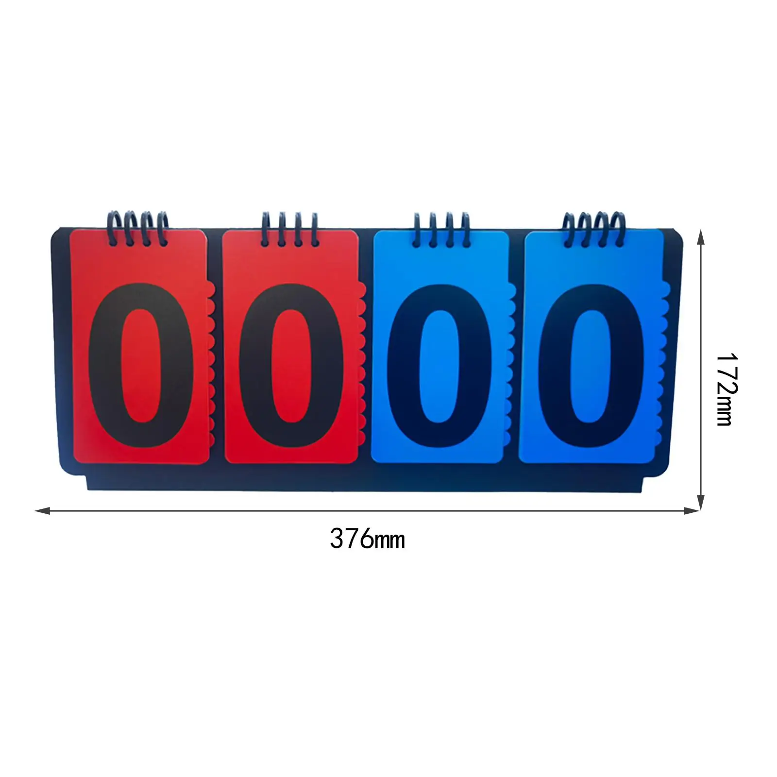 Marcador de puntuación Manual deportivo, tarjetas con tapa, portátil, contador de puntuación para