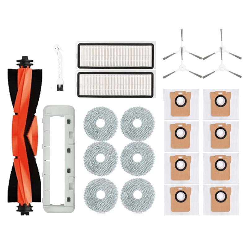 

23Pcs For Xiaomi Robot Vacuum X20 + / X20 Plus Replacement Parts Dust Bag Mop Cloth Washable Main Side Brush Hepa Filter