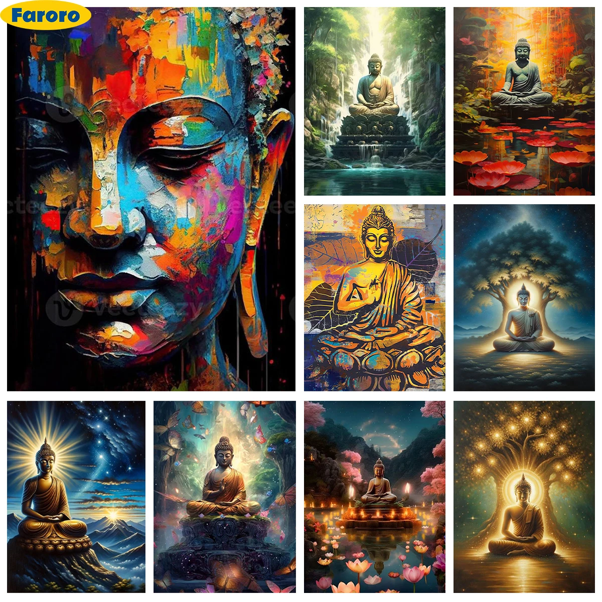 

Buddha Head Diamond Painting Śākyamuni Pictures Diy Diamond Embroidery Cross Stitch Buddhism Religion Home Wall Decor Hand Gifts