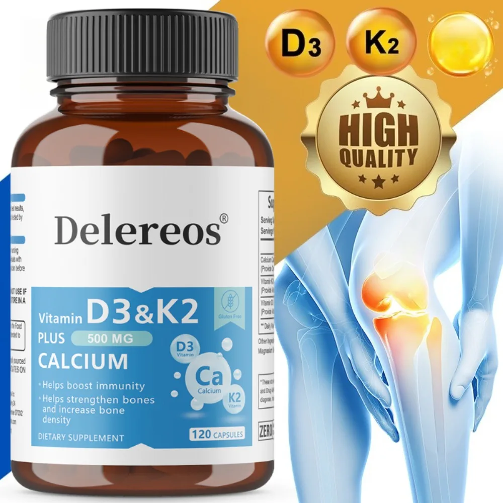 Calcium Vitamin D3 K2 Joint Support Supplement, for Heart & Bone Health, Cardiovascular & Immune Support