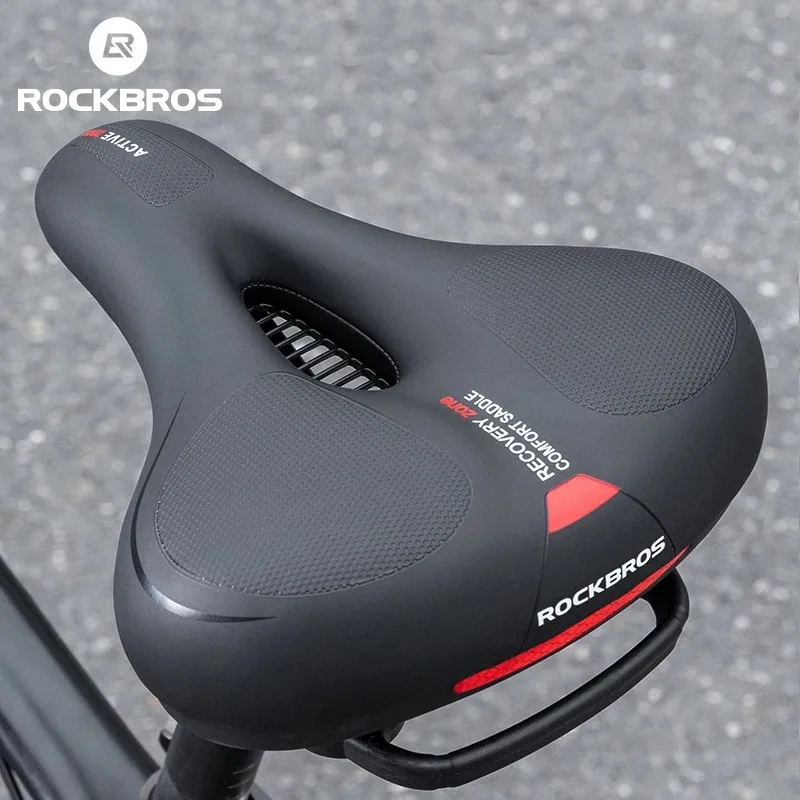 

ROCKBROS Bicycle Saddle Cycling Race Seat Saddle Rainproof Shock Absorption Soft Sponge Saddle Seat MTB Road Bike Accessories
