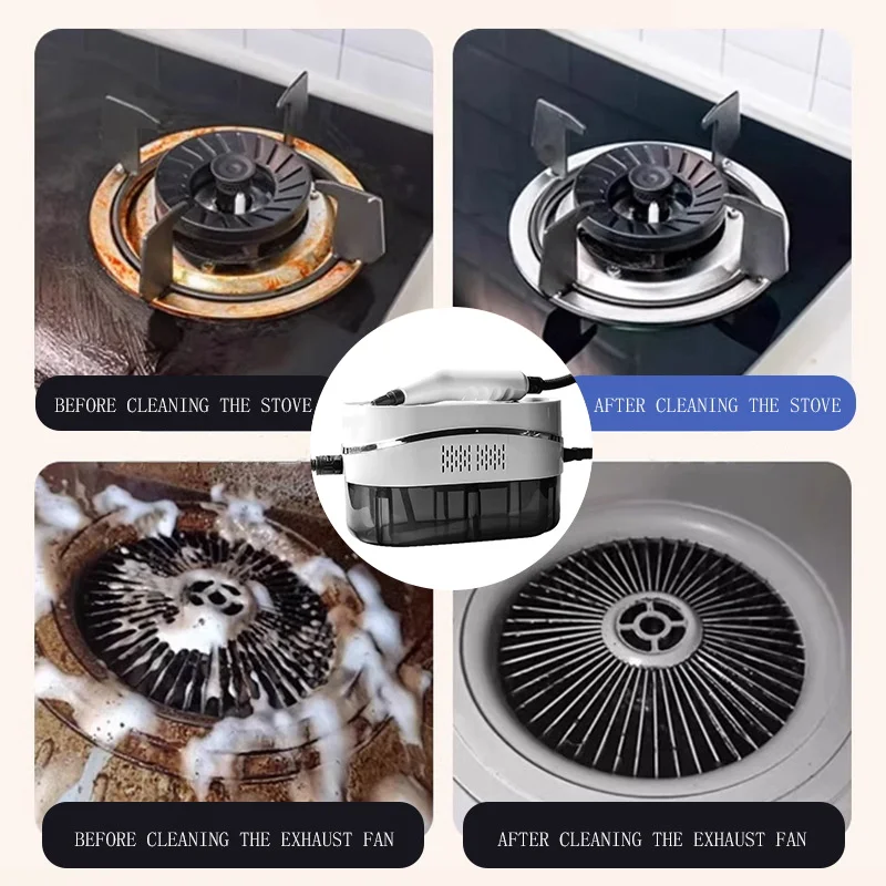 High Pressure Steam Cleaner Handheld Steam Cleaner for Home Kitchen Car Steam Cleaning Machine 2500W High Temperature Steam