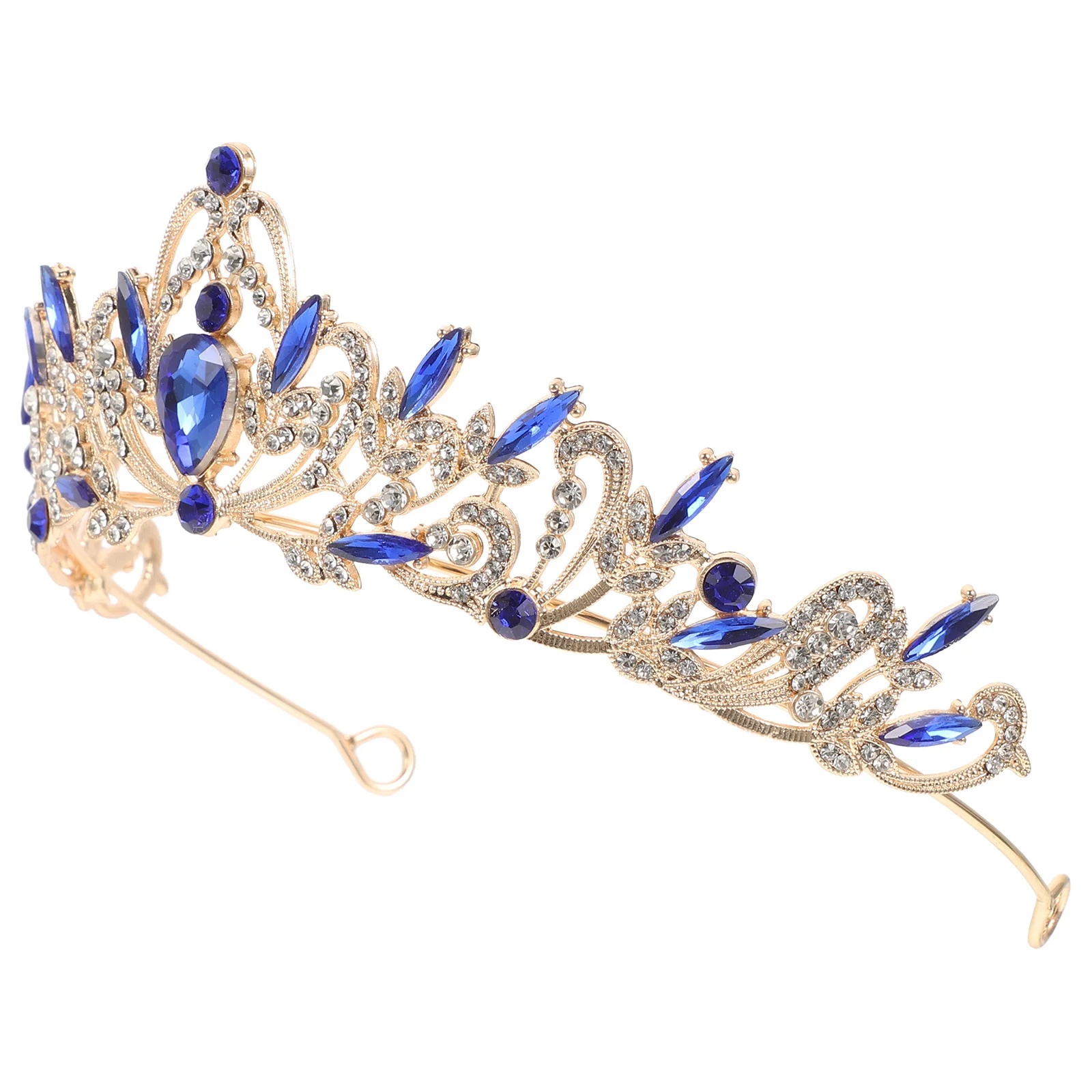 Elegancka tiara ślubna z cyrkoniami, korona, opaska na głowę, dodatek dla panien młodych, tiary ślubne dla kobiet, korony i tiary.