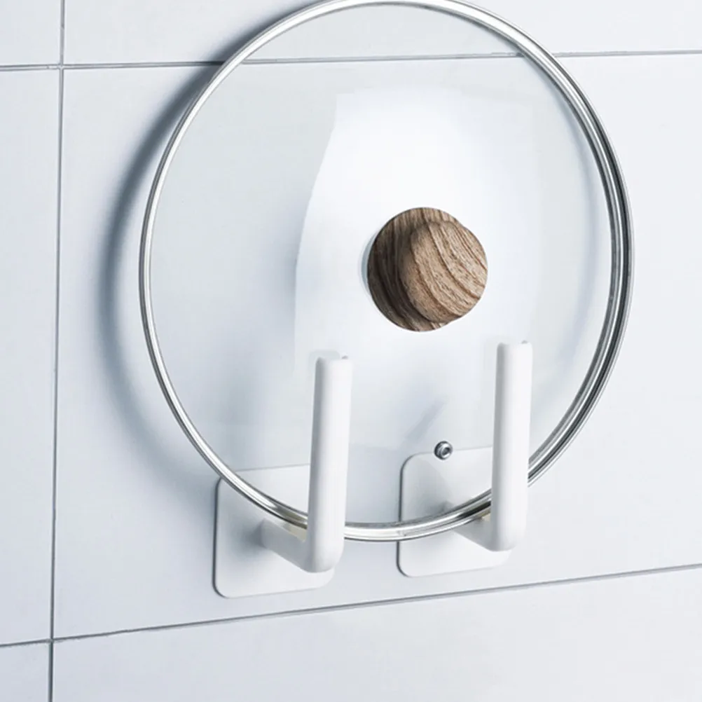 Wall Mounted Kitchen Paper Holder Organizer No Drilling ABS Cutting Board Pan Lid Space Saving Modern Storage