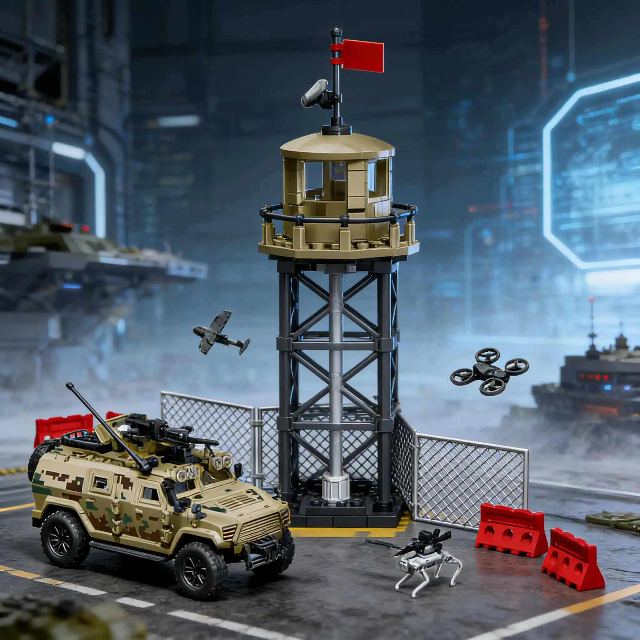

Конструктор MOC: Военная техника и солдаты спецназа из Modern Warfare — Бронированный автомобиль «Харт Локер» (модель для сборки)