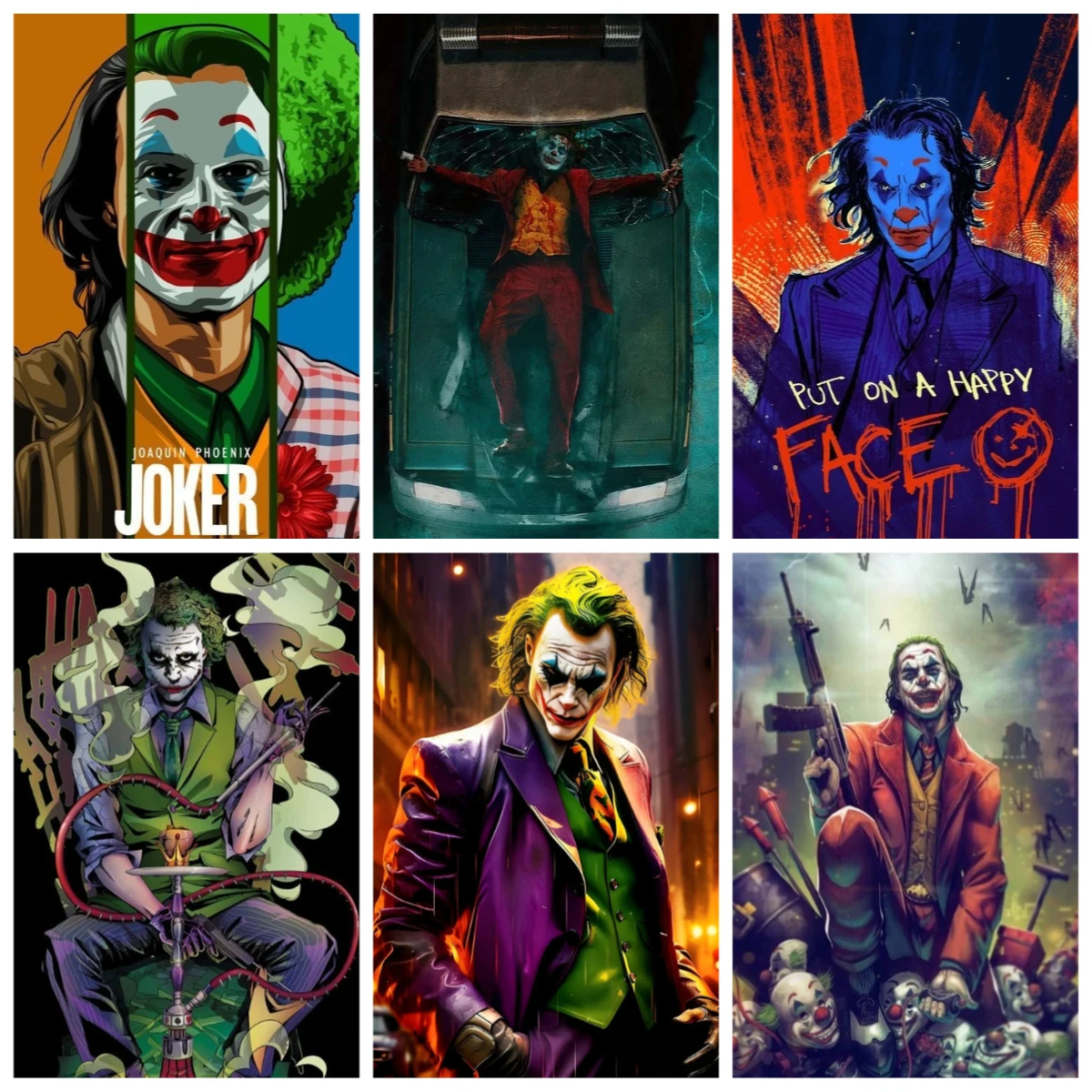 

1000 pcs Joker DC Movie Puzzle Home Decor Adults Puzzle Games Family Fun Floor Puzzles Educational Toys for Kids