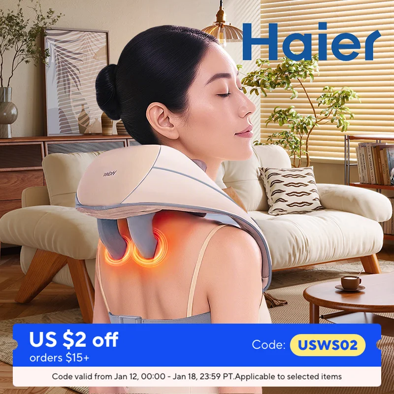 

Haier Neck and shoulder massage device, back muscle relaxant, car-mounted home use, neck and shoulder massage