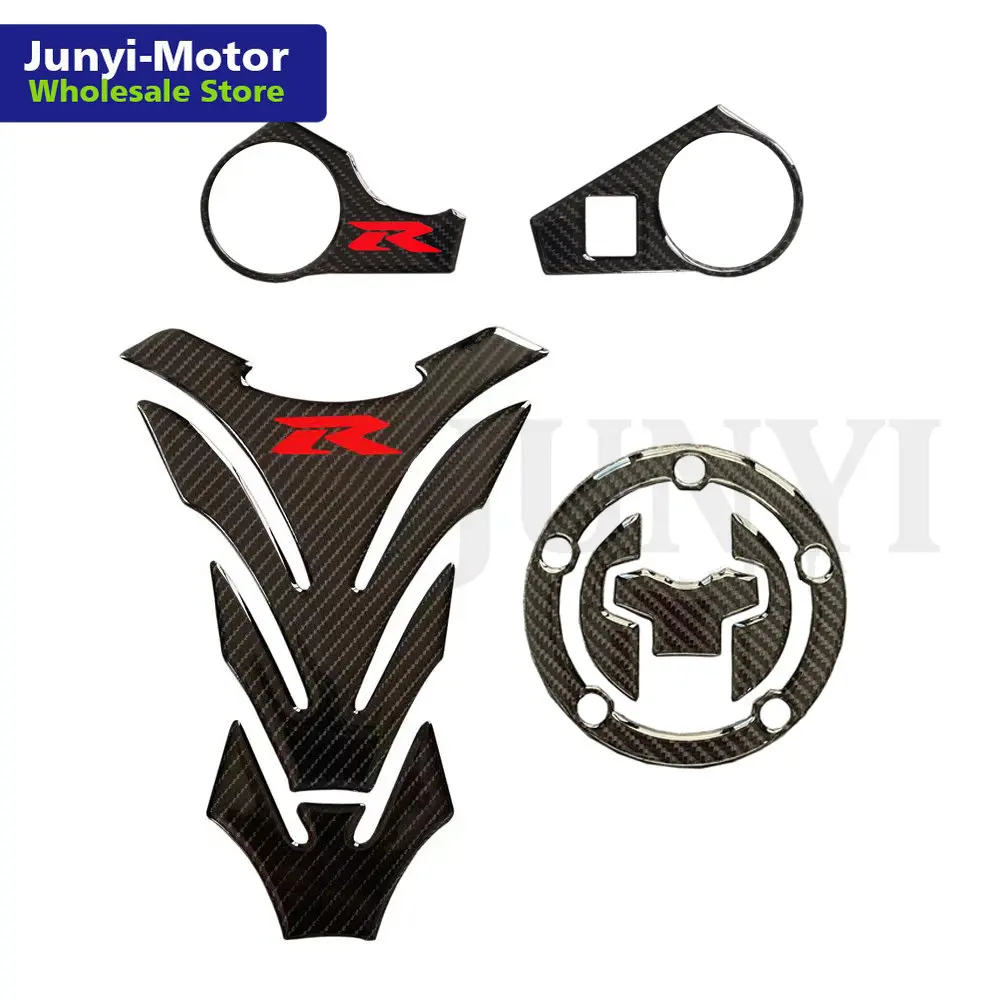 For Suzuki GSX-R GSXR 1000 2017 2018 2019 L7 L8 L9  Motorcycle Sticker Tank Pad Cover Gas Cap Triple Clamp Carbon Decal