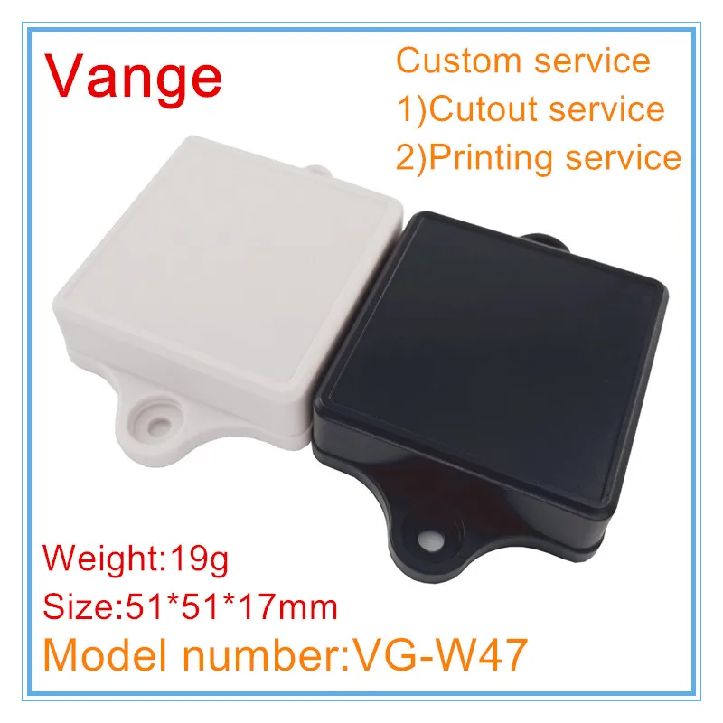 Vange PCB project case 51*51*17mm ABS plastic enclosure box