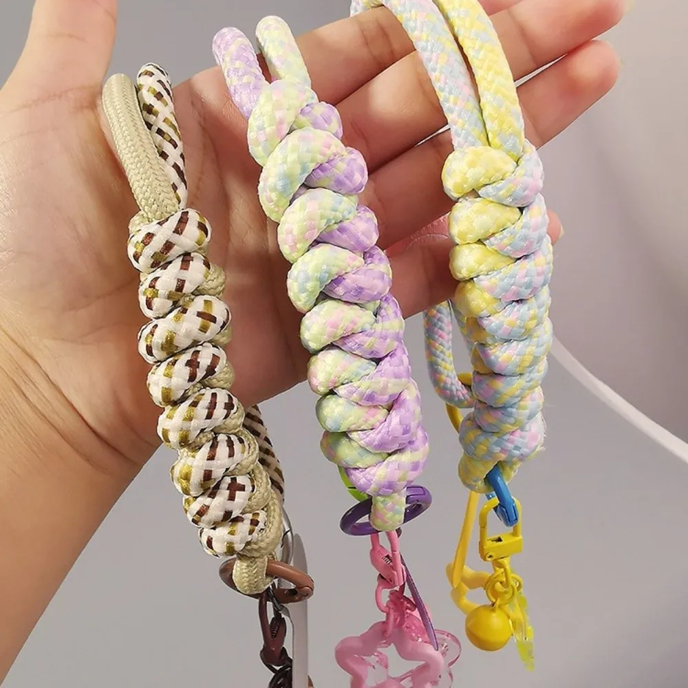 

Star Keychain Woven Phone Strap Detachable Anti Lost Mobile Phone Lanyard Braid Colorful Mobile Phone Charm Phone Case Hanging
