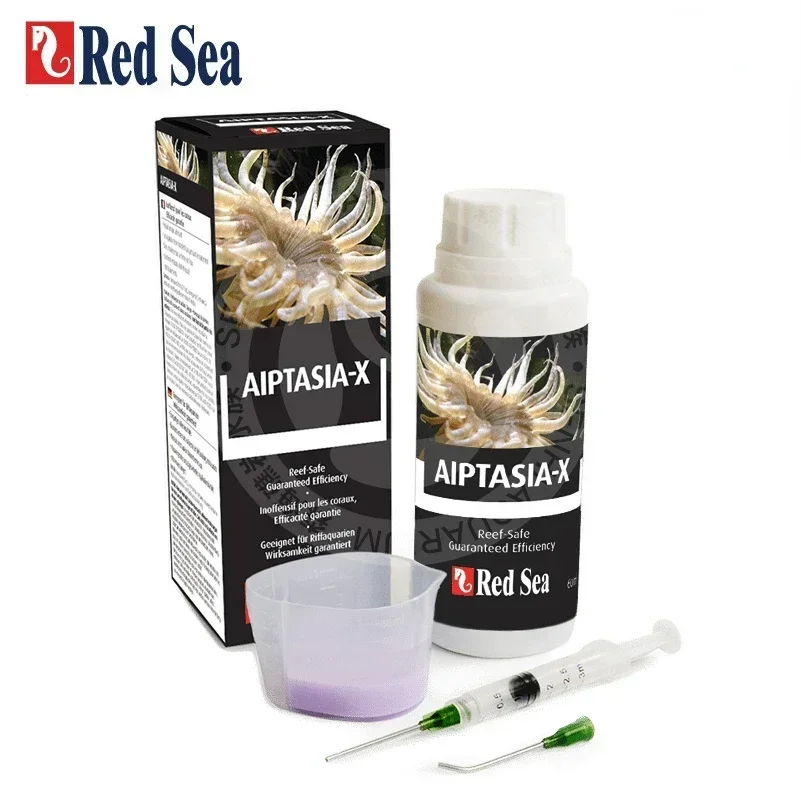 Red Sea Aiptasia Aquarium Water Treatment, X Guaranteed Reef, Safe Elimination of Aiptasia Redsea