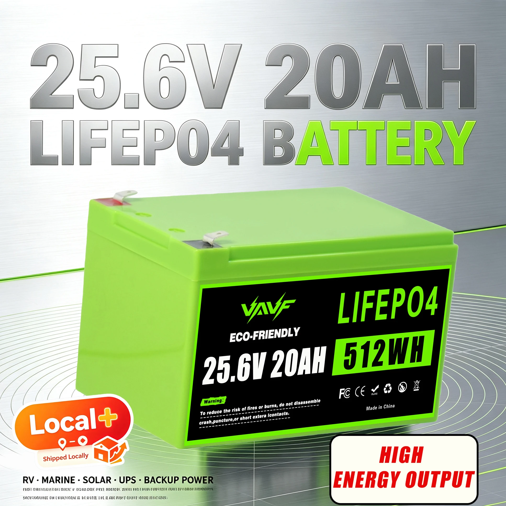 LiFePO4 24V 20000mAh Batteriepack Sichere Stabile Speicherung Lokaler+ Europäischer Lagerbestand Für Netzunabhängige Solarstromversorgung Wohnmobil Reisemobil Angelboot USV Notstromversorgung