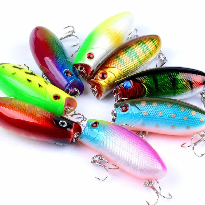 

Crankbait Fishing Lures 1pcs Floating Topwater Popper Pesca Hard Bait Artificial Wobblers for Pike Carp Trolling Fishing Tackle