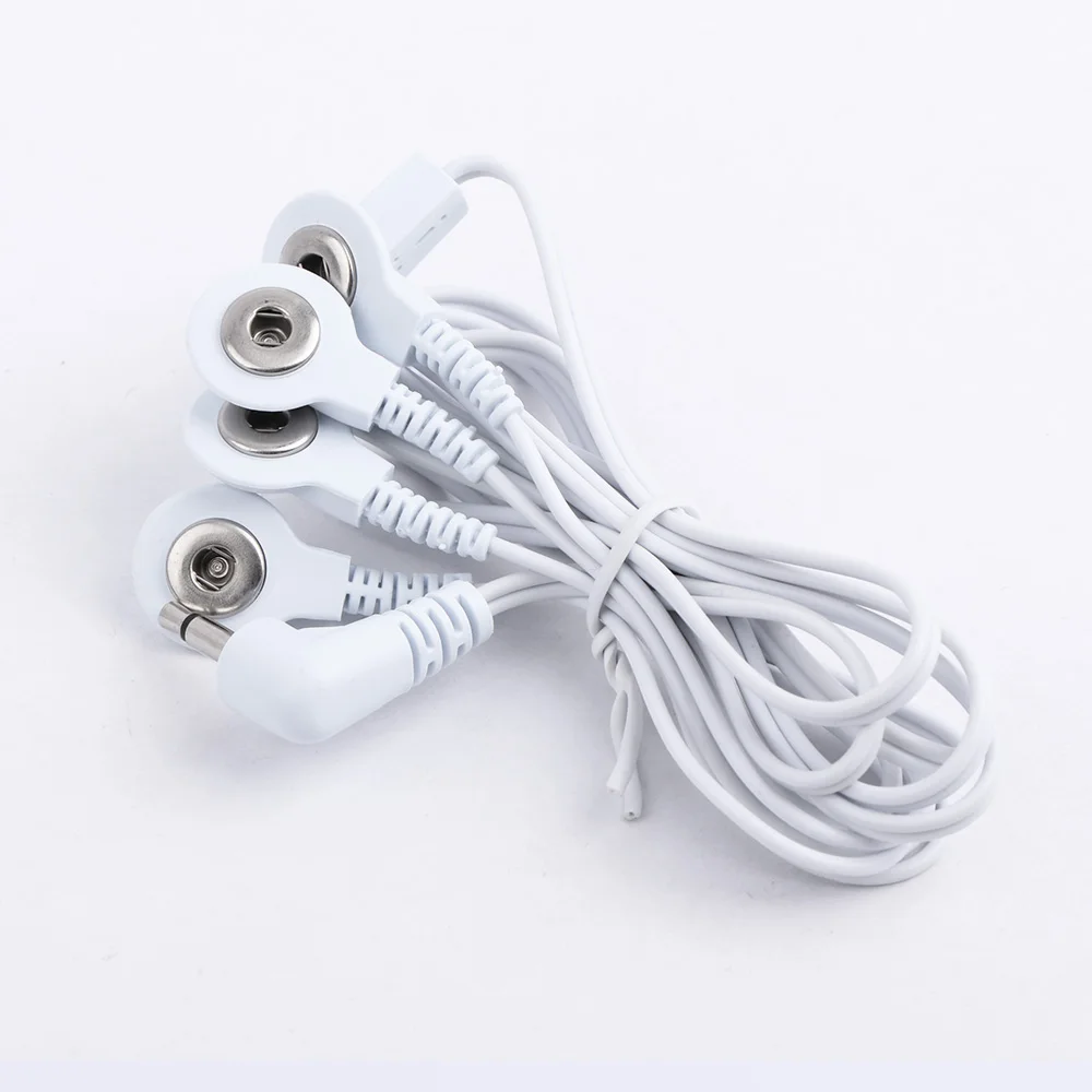 3.5mm 2/4heads Connection Cable for Tens Massager Electrotherapy Machine Electrode Lead Wires Massage & Relaxation