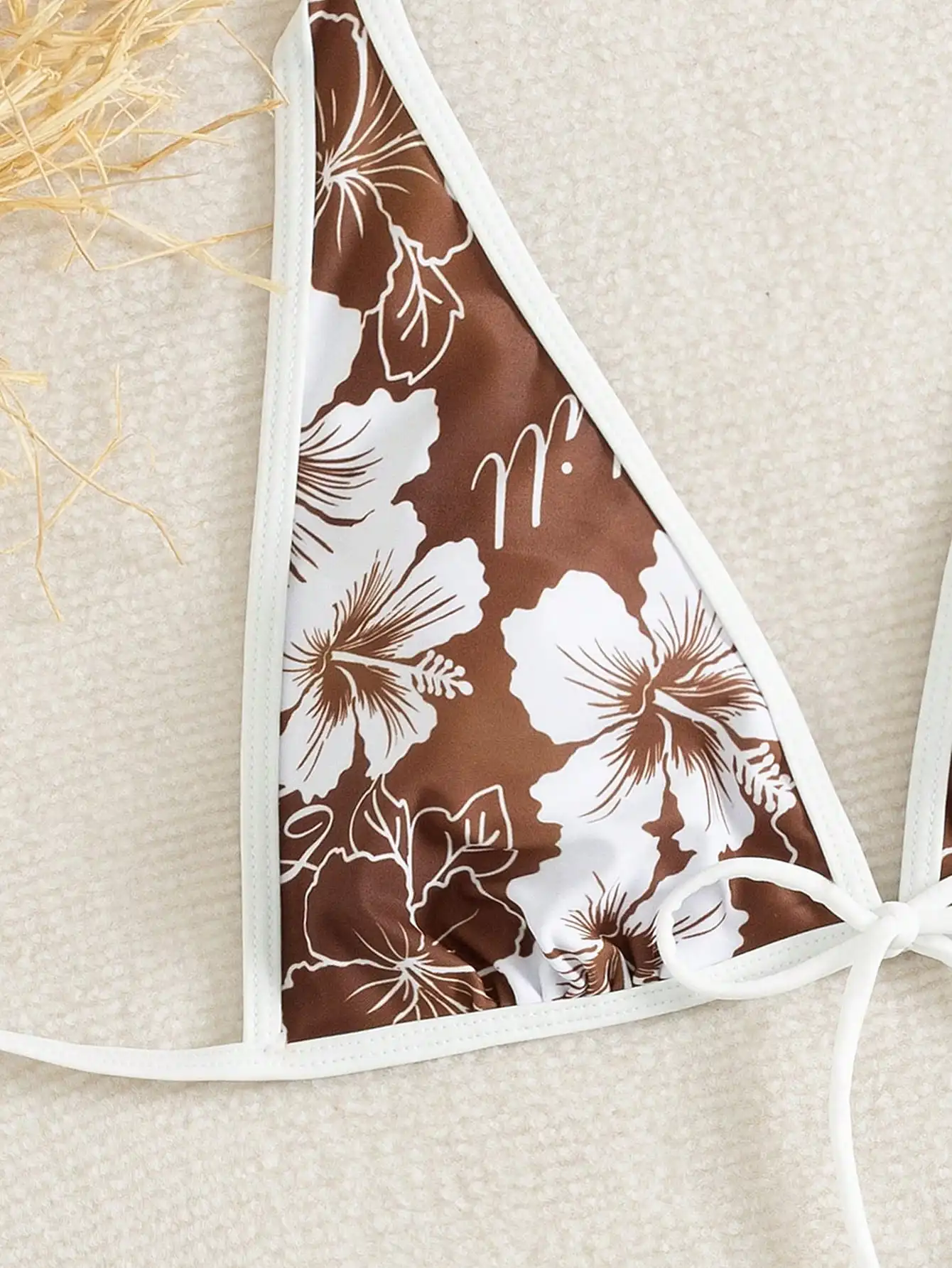 

Women's Floral Print Halter Bikini 3-Piece Set With Skirt Beach Vacation Swimwear