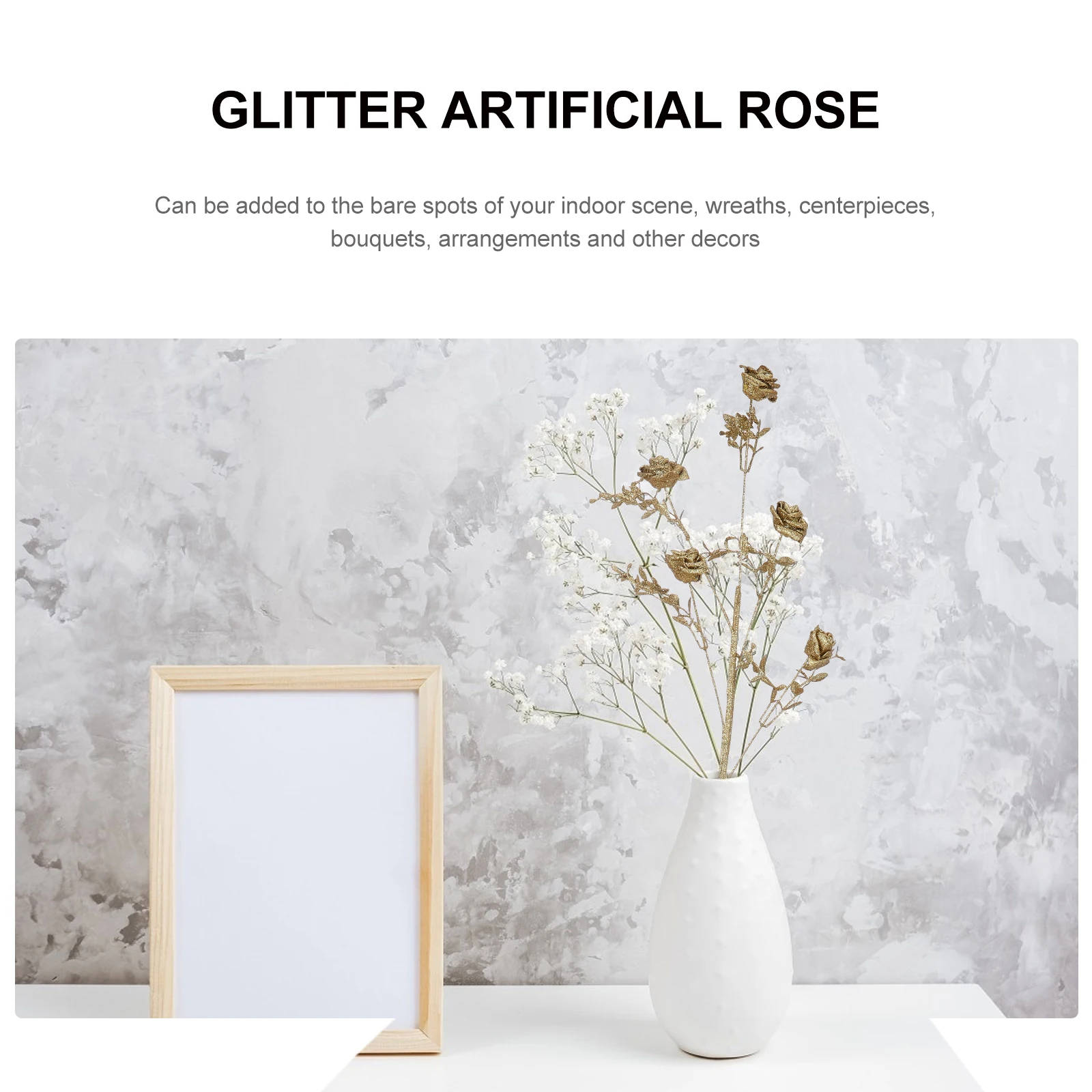 

Decor Artificial Rose Christmas Centerpieces Fake Decoration Plant Simulation Decorations