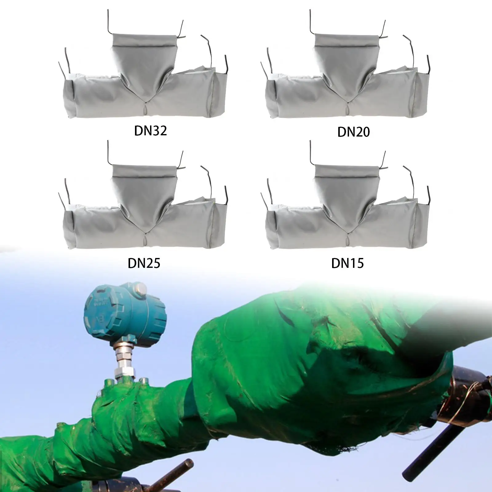 Funda protectora de reflujo bolsa aislada fácil de instalar práctica extraíble