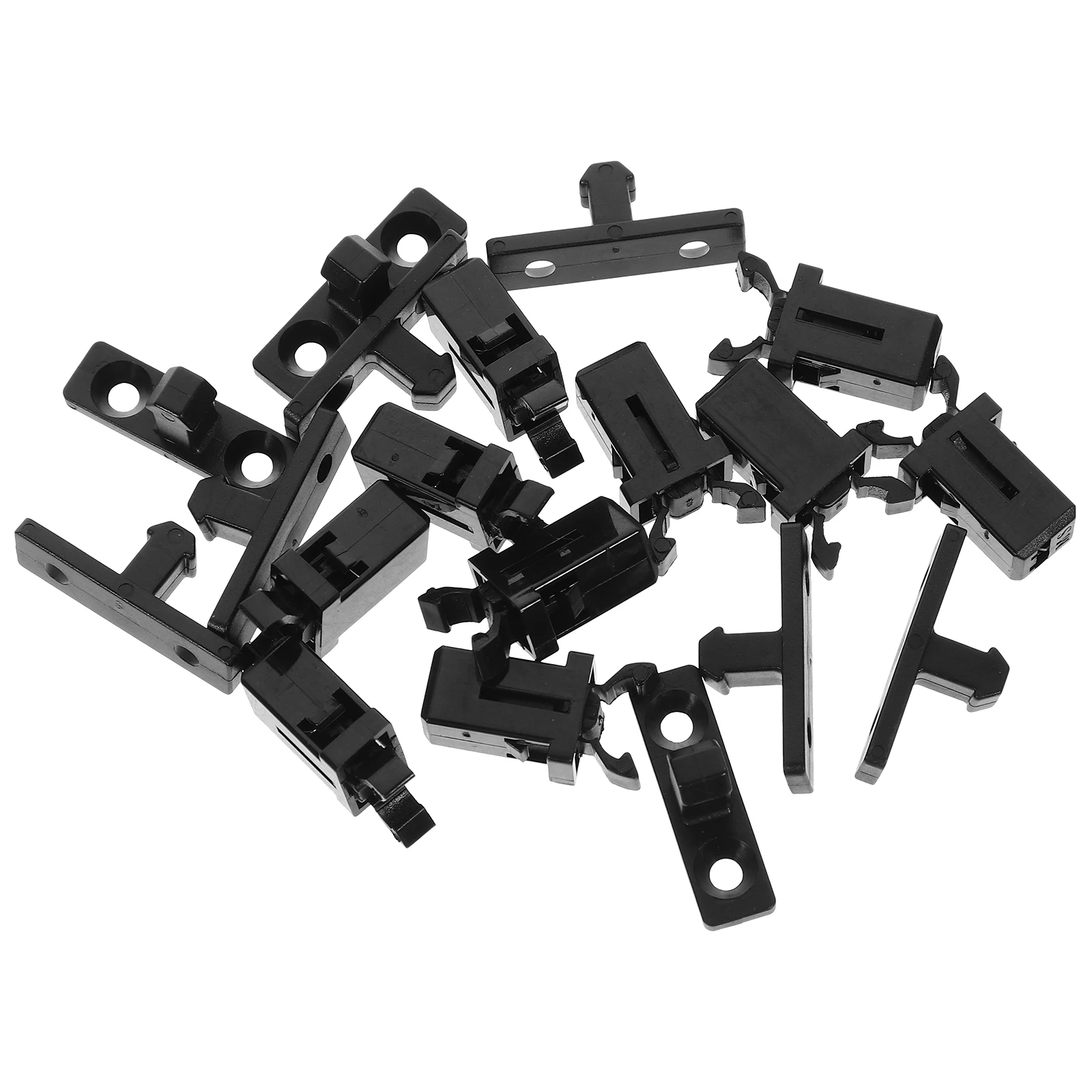 

10 set Push Buckle Press For Trash Can Lid Locking Replacement Parts Touch Latch Door Latch Garbage Bin Hardware
