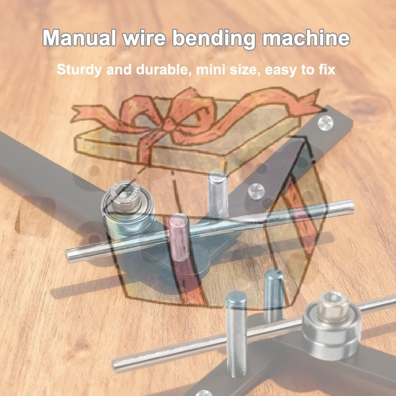

【CCA】Manual Rod Bender Mini Tubing Bender Hand Bender Bending Tool For Bending 1mm To 6mm Steel Rods 10mm Aluminum Copper Rods