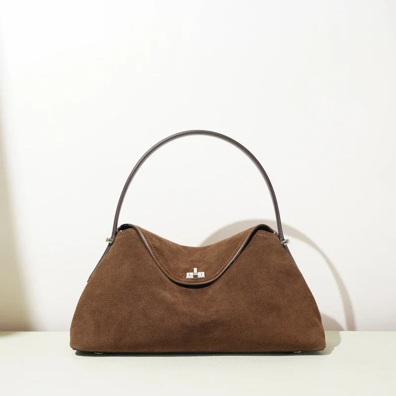 

High Quality Frosted Cowhide Versatile Vintage Crossbody Bag Handbag Women casual Genuine Leather Commuter Women Shoulder Bag