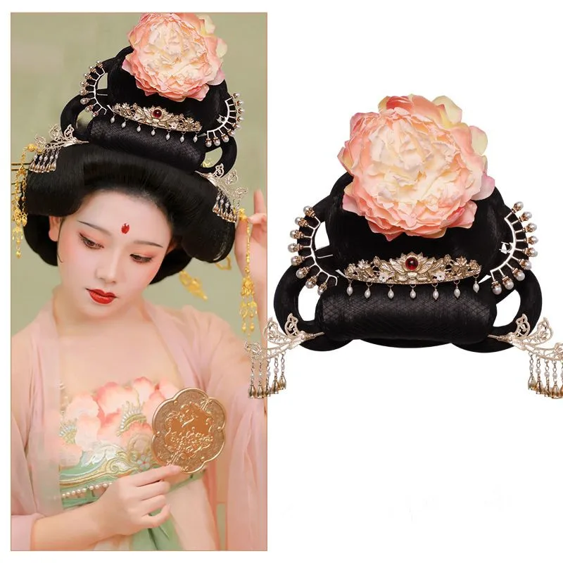 Han Dynasty Hairstyles Female Vintage Princess Hair Accessories Tang Dynasty Hair Piece Retro Photography