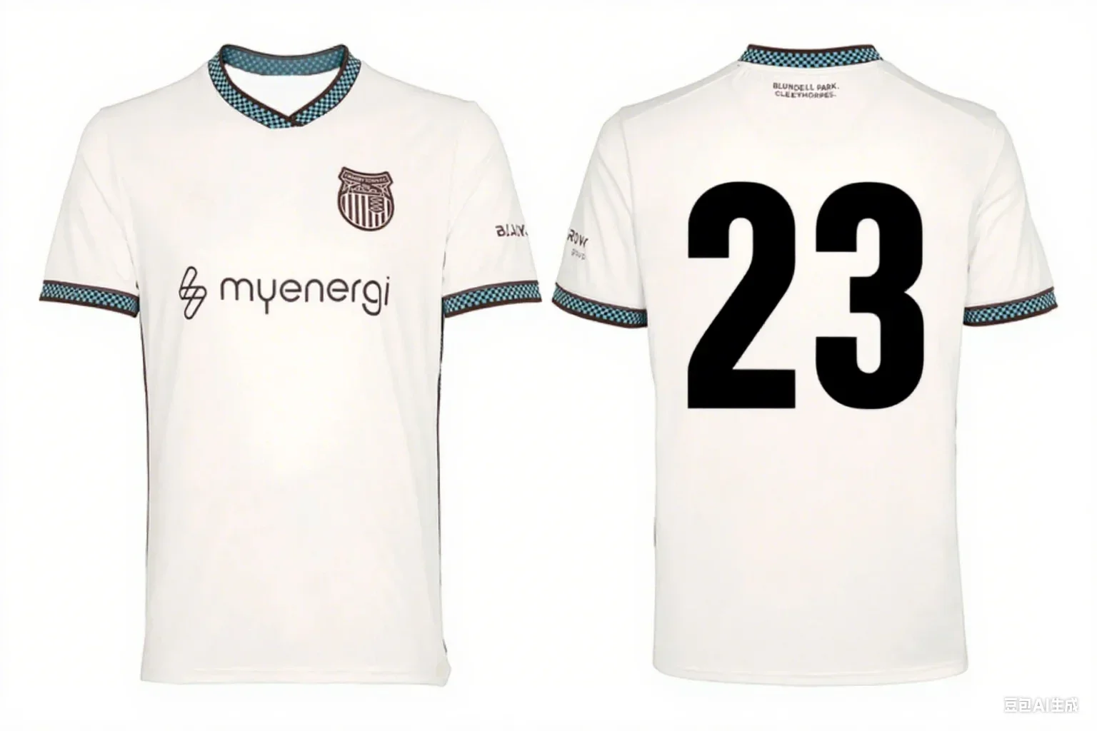 Men's Casual Sports 3D Digital T-Shirt, Neutral Soccer Training Shirt, Beach Shirt for Surfing, Grimsby Town, Home and Away