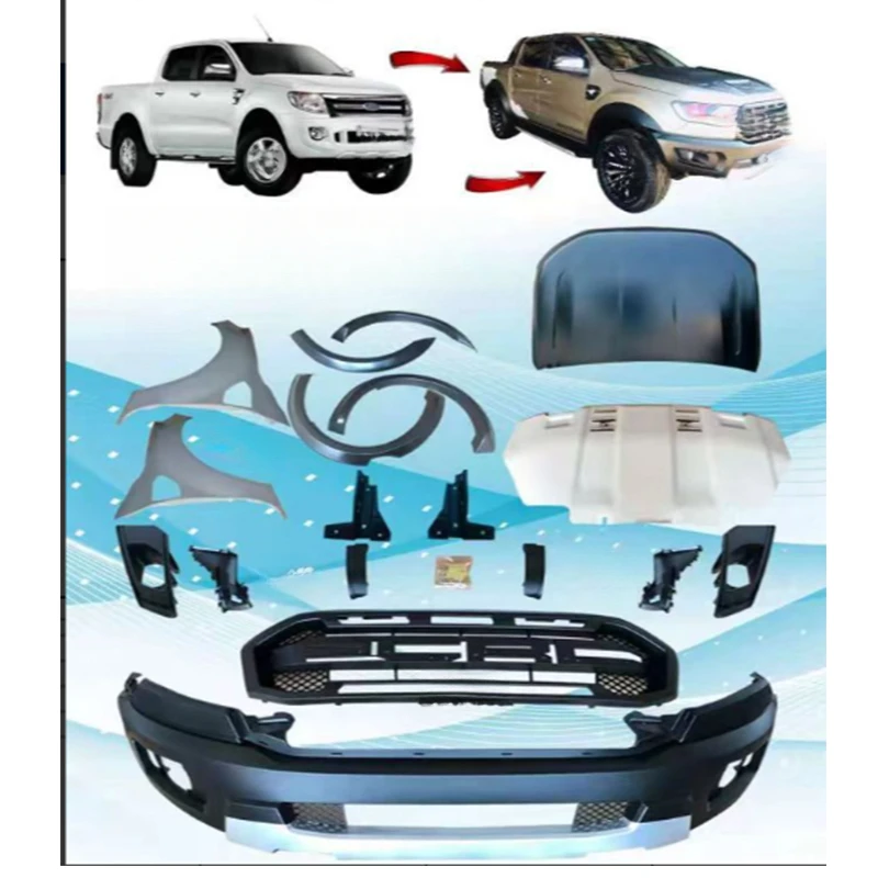 High Quality Pickup Conversion Body Kit For Ranger Upgrade To Exterior Mod Parts