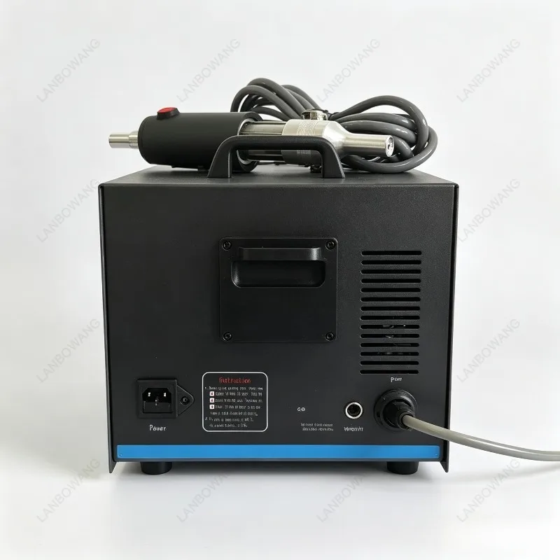 220V/110V 1000W 28KHz Handheld Ultrasonic Spot Welder, 0-15mm Portable Plastic & Fabric Spot Welding Machine