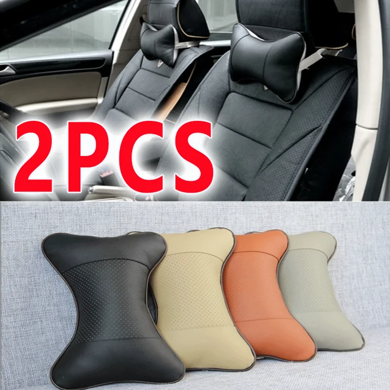 Car Headrest Neck Support Seat Soft Neck Pillow Breathable S-Class Design Universal Neck Protection Car Interior Accessories