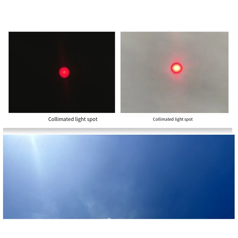 B62B Fiber Laser Collimator, SMA Interface, Adjustable Light Spot, 400-700nm AR Coating, Optical Fiber Focusing Tool